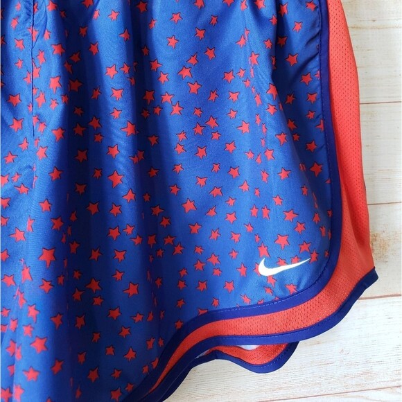 Nike Women's Standard Fit Americana Print Tempo Dri-Fit Running Shorts Size 2X - Picture 10 of 15